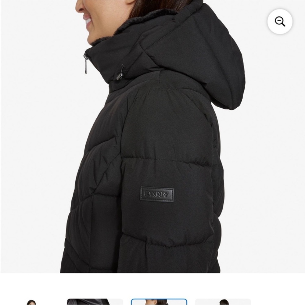 DKNY Charcoal Zippered Jacket